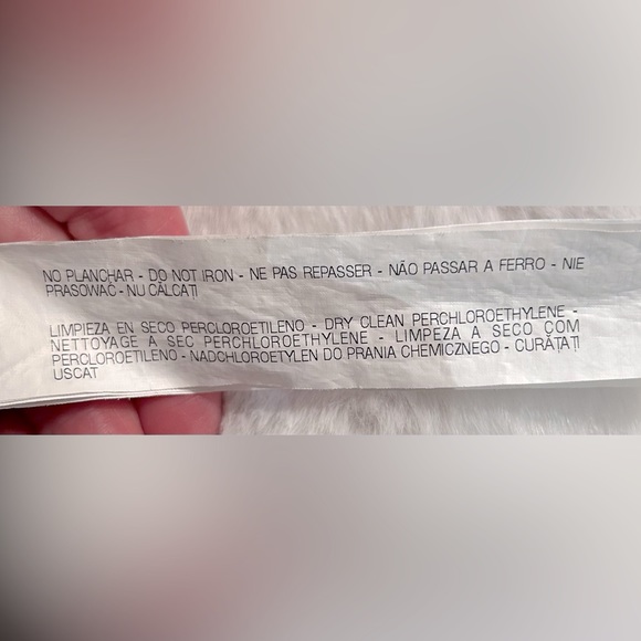 ZARA Faux Fur Long Sleeve Sweater- Sz S - Picture 8 of 8